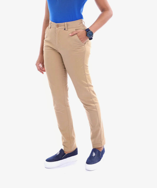 Pantalón Dama US Polo Khaki