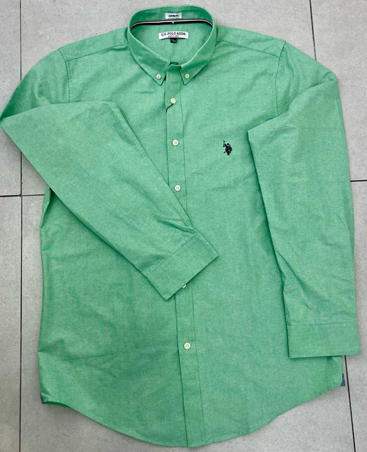 Us Polo Shirt Green Regular Fit