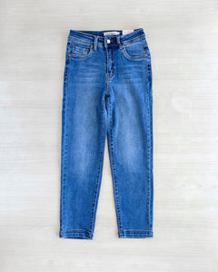 Mom Jeans mid blue chic Royal