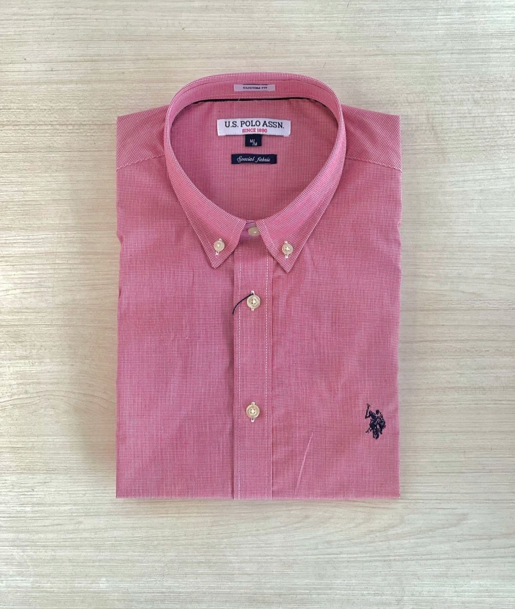 US Polo red custom fit ML